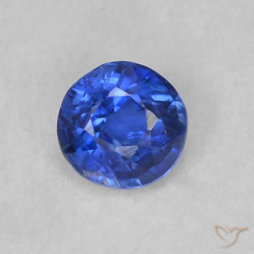 0.36ct 자연스러운 트루 블루 카이아나이트, 둥근, SI
