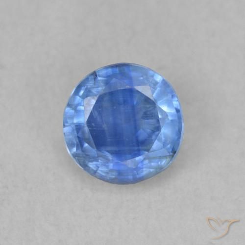0.39ct 자연스러운 하늘색 카이아나이트, 둥근, SI