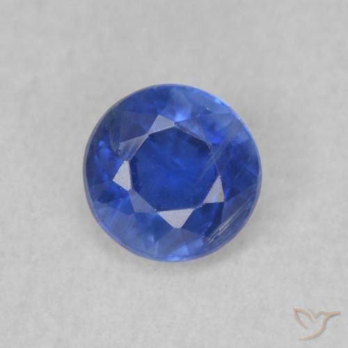 0.42ct 자연스러운 베이비 블루 카이아나이트, 둥근, SI