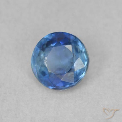 0.36캐럿 천연 royal blue 카이아나이트, 둥근, SI