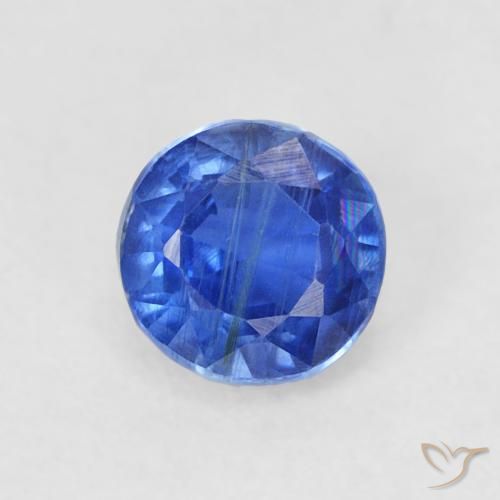 0.45ct 자연스러운 트루 블루 카이아나이트, 둥근, SI
