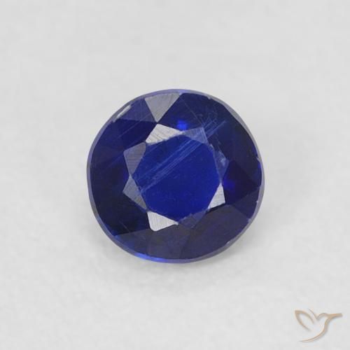 0.31ct 자연스러운 로얄 블루 카이아나이트, 둥근, VS-SI