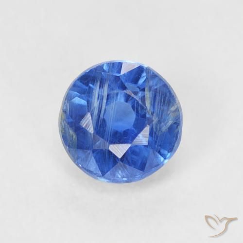 0.45ct 자연스러운 라이트 네이비 블루 카이아나이트, 둥근, SI