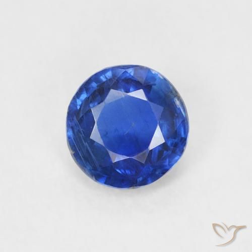 0.31ct 자연스러운 트루 블루 카이아나이트, 둥근, SI