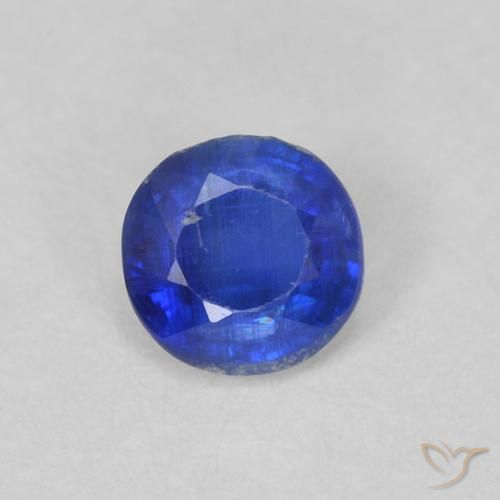 0.32ct 자연스러운 밝은 파란색 카이아나이트, 둥근, VS-SI