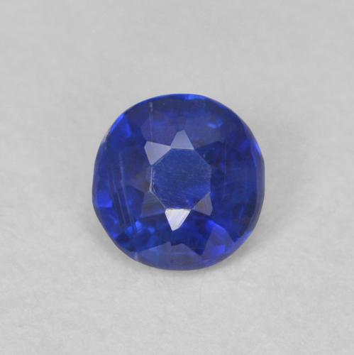 0.33ct 자연스러운 진한 파랑 카이아나이트, 둥근, VS-SI