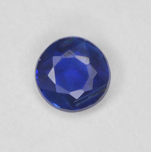 0.34ct 자연스러운 진한 파란색 카이아나이트, 둥근, VS-SI