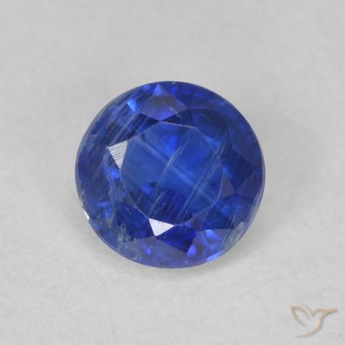 0.72ct 자연스러운 트루 블루 카이아나이트, 둥근, SI