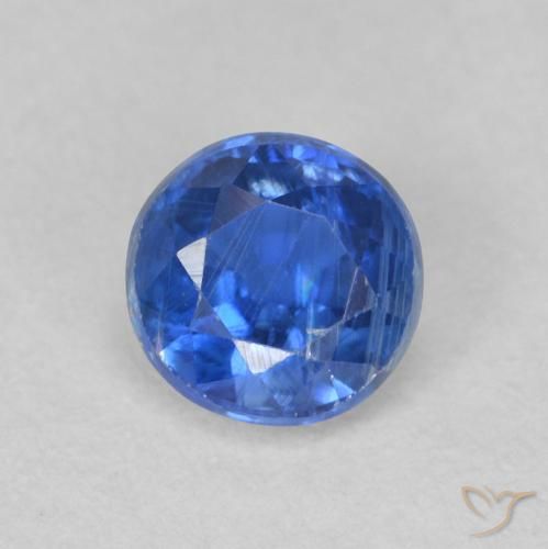 0.68ct 자연스러운 트루 블루 카이아나이트, 둥근, SI