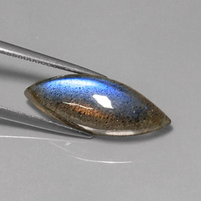 7.01캐럿 천연 다색 조회 장석, 보석, 투명한