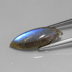 7.01캐럿 천연 다색 조회 장석, 보석, 투명한