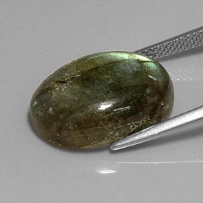 12.73캐럿 천연 멀티컬러 라브라도라이트, 투명한, 투명/반투명