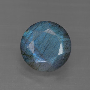 3.36캐럿 천연 멀티컬러 라브라도라이트, 투명한, 10.04 mm, 투명/반투명