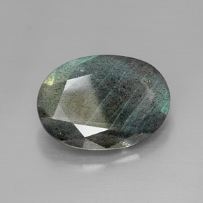 10.03캐럿 천연 멀티컬러 라브라도라이트, 타원형 컷, 18×12.9 mm, 불투명체