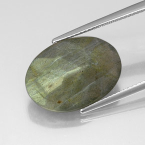 10.39캐럿 천연 멀티컬러 라브라도라이트, 타원형 컷, 18.5×13.2 mm, 투명한