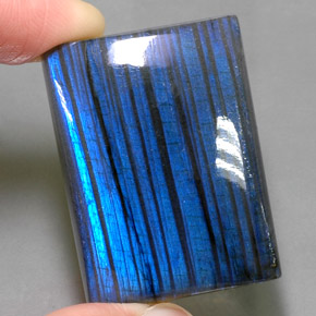 111.35캐럿 천연 다색 조회 장석, 바게트, 투명한