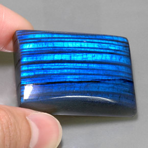 111.35캐럿 천연 다색 조회 장석, 바게트, 투명한