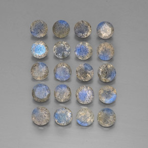 캐럿 천연 다색 조회 장석 보석, 투명한, 투명/반투명