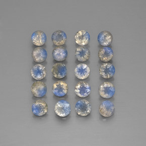캐럿 천연 멀티컬러 라브라도라이트 보석, 투명한, 4.58 mm, 투명/반투명