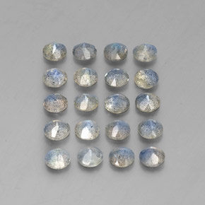 캐럿 천연 멀티컬러 라브라도라이트 보석, 투명한, 4.62 mm, 투명/반투명