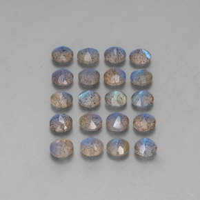 캐럿 천연 멀티컬러 라브라도라이트 보석, 투명한, 4.67 mm, 투명/반투명