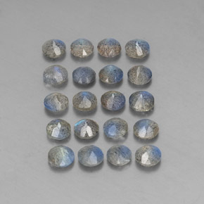 캐럿 천연 멀티컬러 라브라도라이트 보석, 투명한, 4.74 mm, 투명/반투명