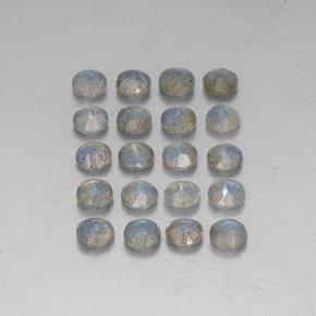 캐럿 천연 멀티컬러 라브라도라이트 보석, 투명한, 4.73 mm, 투명/반투명