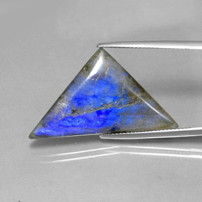 16.19캐럿 천연 다색 조회 장석, 일조, 투명한