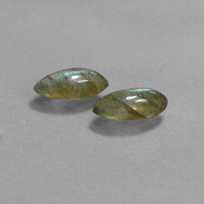 캐럿 천연 멀티컬러 라브라도라이트 보석, 마퀴즈, 8.3×3.7 mm, 투명한
