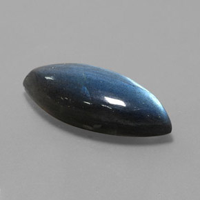19.29캐럿 천연 멀티컬러 라브라도라이트, 마퀴즈, 29.5×12.6 mm, 투명한