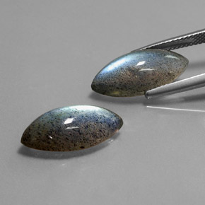 캐럿 천연 다색 조회 장석 보석, 투명한, 투명/반투명