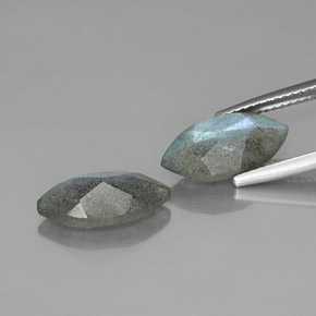 캐럿 천연 다색 조회 장석 보석, 투명한, 투명/반투명