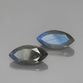 캐럿 천연 멀티컬러 라브라도라이트 보석, 투명한, 14×7 mm, 투명/반투명
