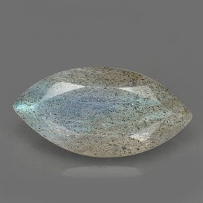 2.55캐럿 천연 멀티컬러 라브라도라이트, 마퀴즈, 14.2×7.1 mm, 투명한