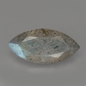 2.53캐럿 천연 멀티컬러 라브라도라이트, 마퀴즈, 13.5×6.6 mm, 투명한