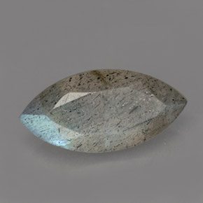 2.53캐럿 천연 멀티컬러 라브라도라이트, 마퀴즈, 13.5×6.6 mm, 투명한
