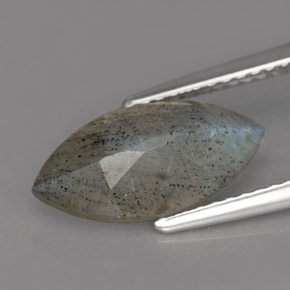 2.53캐럿 천연 멀티컬러 라브라도라이트, 마퀴즈, 13.5×6.6 mm, 투명한