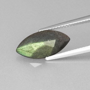 2.95캐럿 천연 그레이 블루 쉰 조회 장석, 투명한, 투명/반투명