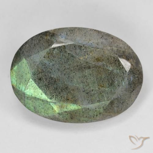 11.45ct 자연스러운 다색 조회 장석, 타원형, 투명한