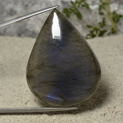 94.23ct 자연스러운 다색 조회 장석, 배 모양, 투명한