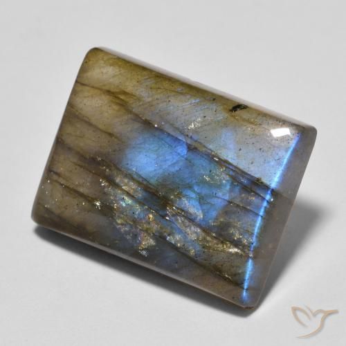10.84ct 자연스러운 다색 조회 장석, 바게트, 투명한