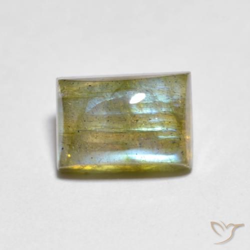 2.18ct 자연스러운 다색 조회 장석, 바게트, 투명한