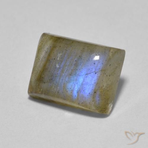 1.89ct 자연스러운 다색 조회 장석, 바게트, 투명한
