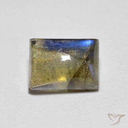 2.21ct 자연스러운 다색 조회 장석, 바게트, 투명한