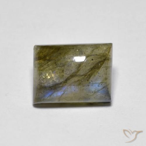 2.30ct 자연스러운 다색 조회 장석, 바게트, 투명한