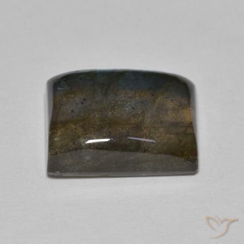 5.45캐럿 천연 다색 조회 장석, 바게트, 투명한