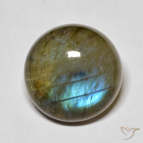 14.78ct 자연스러운 다색 조회 장석, 둥근, 투명한