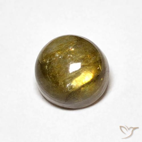 1.22ct 자연스러운 다색 조회 장석, 둥근, 투명한