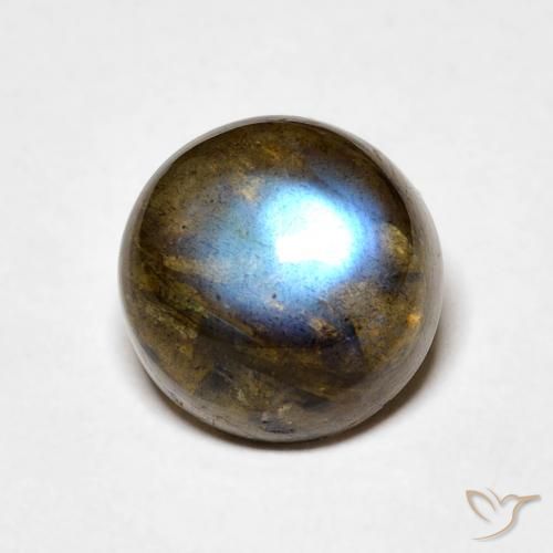 3.59ct 자연스러운 다색 조회 장석, 둥근, 투명한