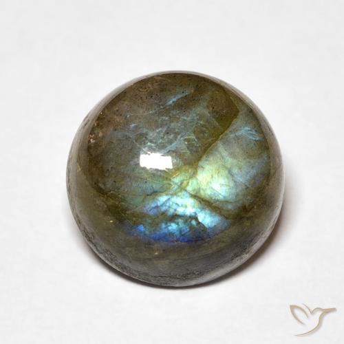 5.32ct 자연스러운 다색 조회 장석, 둥근, 투명한